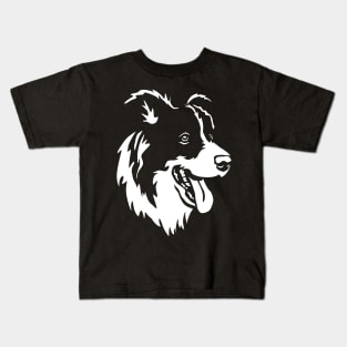 Border Collie Sheep Dog Dogs Kids T-Shirt